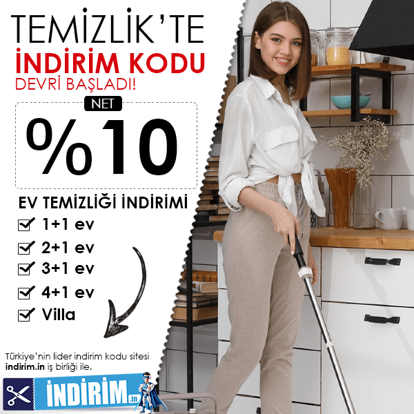 Ev Temizliğinde İndirim Kampanyası : Kapak Görseli